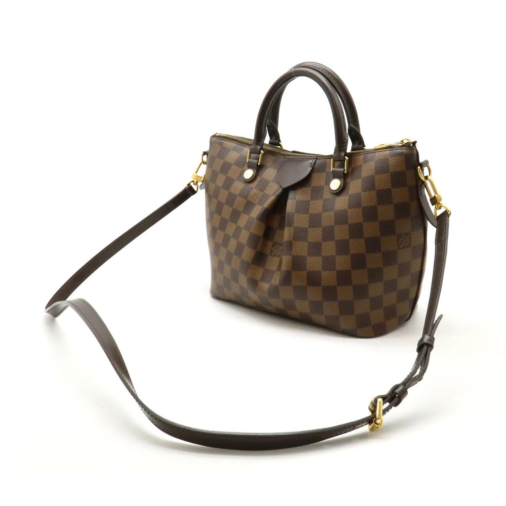 Louis Vuitton 2way Crossbody Shoulder Siena Damier Bag Brown